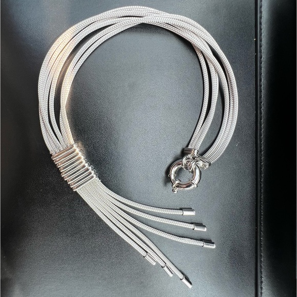 Italian silver necklace - Picture 5 of 14